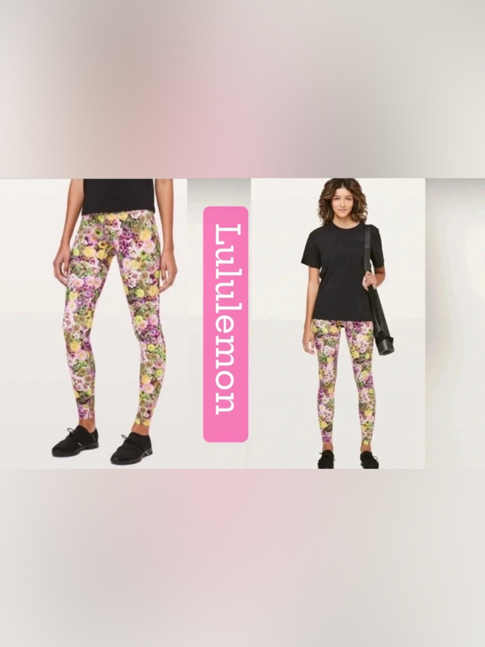 Lululemon Wunder Under High Rise Leggings Inseam Nulux Inflorescent Multi